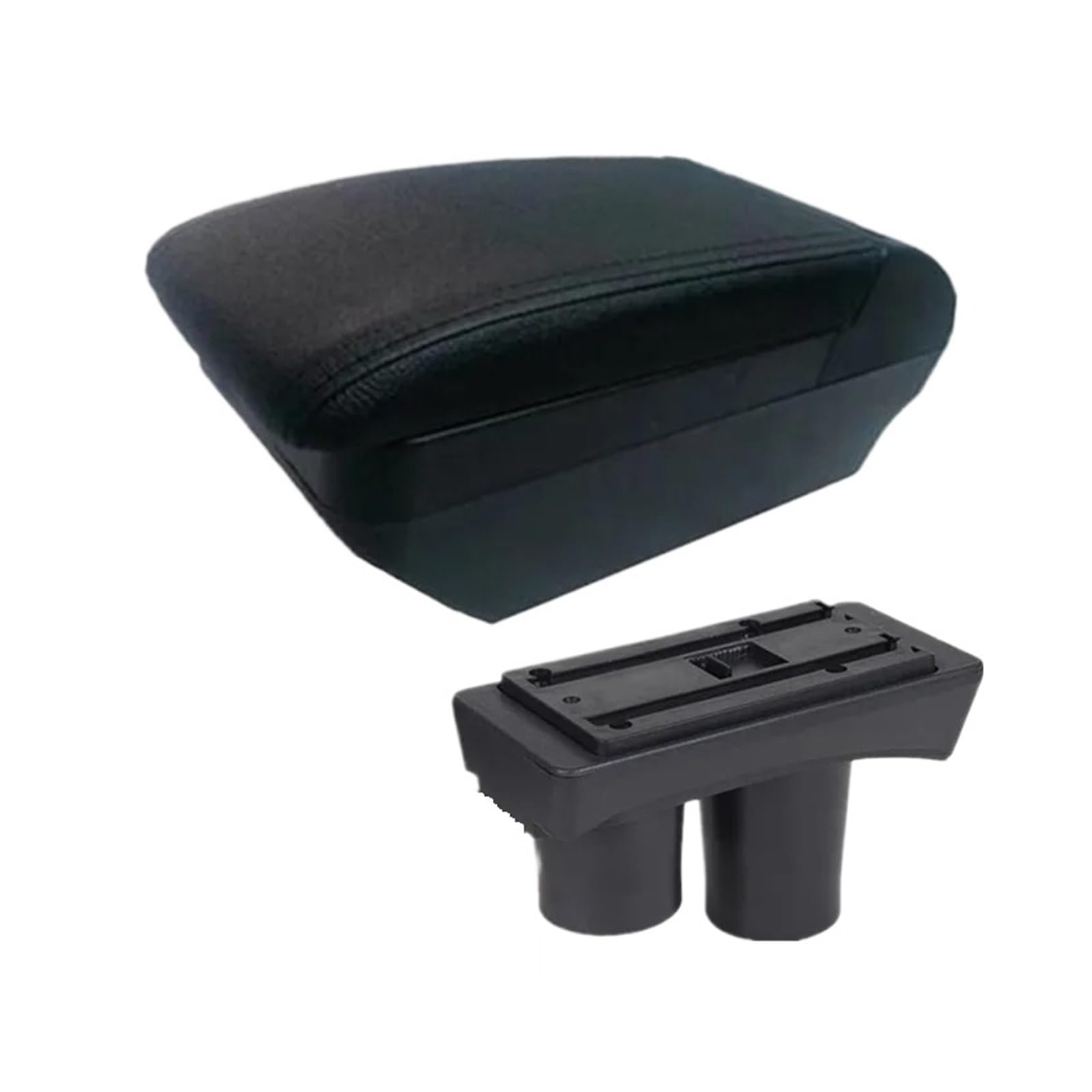 Umdjju F Black Line No Usb For Citroen For C2 For C3 Car Armrest Storage Box Interior Dedicated Retrofit Accessories ﻿ Car Centre Console Armrest Box(F Black Line No Usb)