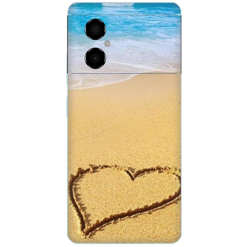 instyler®Printed Mobile Skin Sticker Decal Lamination Compatible for Poco M4(5G) ONLY Back/Matte Finish D-164