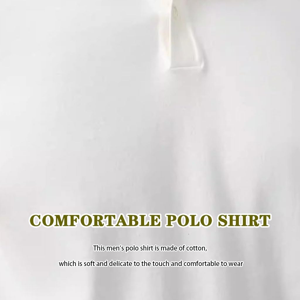 Polo De Personalidad De Contraste De Colores para Hombres, Camiseta De Golf De Punto con Cuello, Ajuste Slim