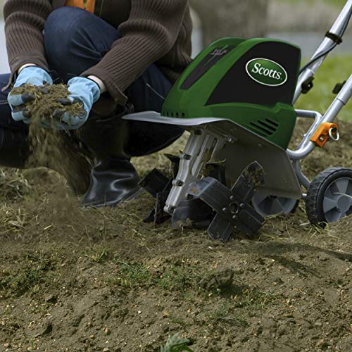 Scotts Outdoor Power Tools TC70105S 10.5-Amp 11-Inch Corded Tiller/Cultivator, Green