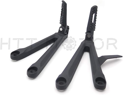 Miniatura 5 de HTTMT MT390-011-BK - Soporte de clavijas para pie de pasajero trasero negro compatible con Cbr600Rr Rr 2005 2006