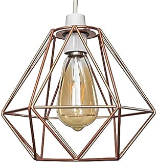 Diablo Copper Wire Frame Non Electric Pendant Shade