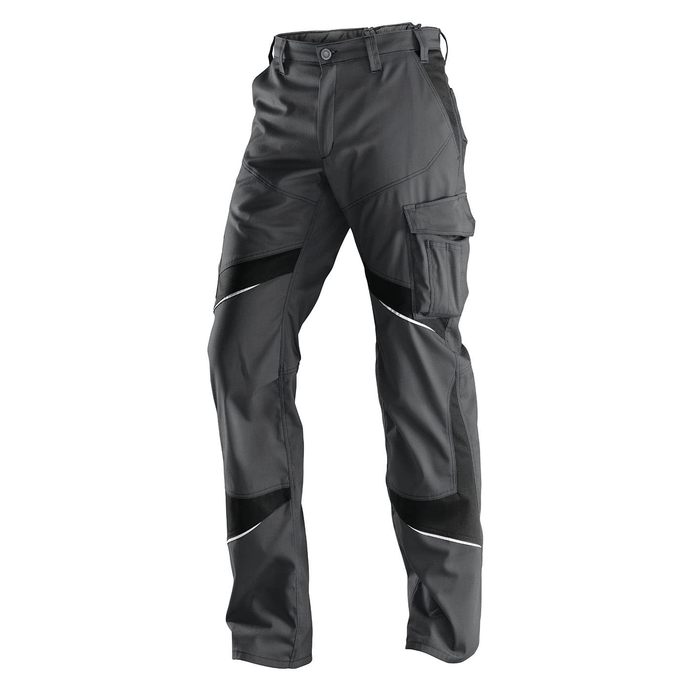 KÜBLER ACTIVIQ Arbeitshose – vielseitige Hose mit ergonomischer Linienführung, Reflex-Elementen und Mehrfach-Taschen