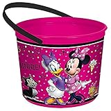 Disney Minnie Mouse Birthday Party Toys Favours and Prize Giveaway Container (1 Piece), Lime Green, 4 1/2