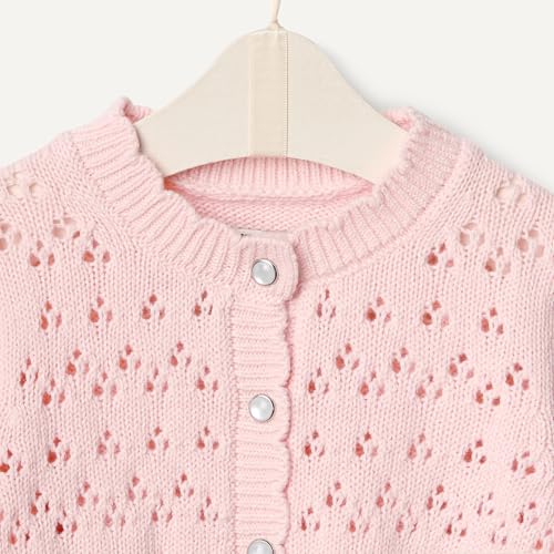 Image of Amazon Essentials x Sofia Grainge Toddler and Baby Girls' Lightweight Cotton Cardigan Sweater