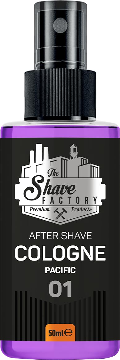 The Shave Factory After Shave Cologne - A Fragrant Essence For Impeccable After Shave Care For A Long-Lasting Sensation Of Freshness And Comfort (50ML, 01 Pacific)