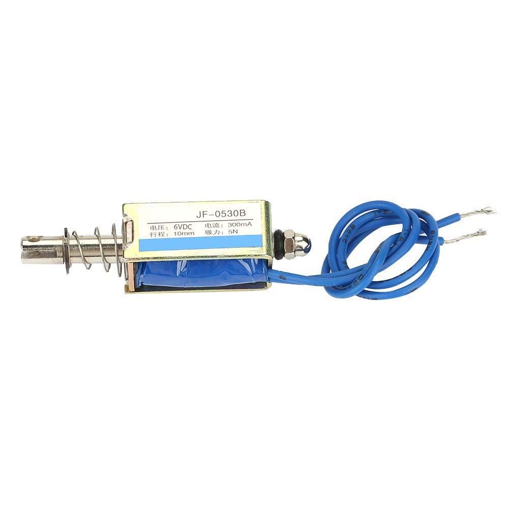 Through Push-Pull DC Electromagnet Automation Control 6/12/24V 300mA 5N Retractable Range 10mm (6V)