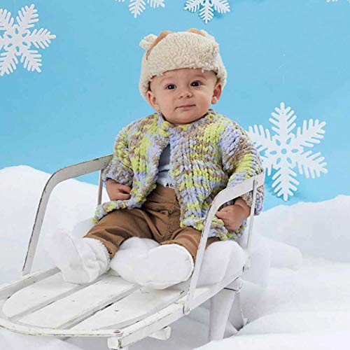 Image of Bernat Baby Blanket Yarn, 3.5 oz, Gauge 6 Super Bulky, Little Boy Dove (Pack of 2)