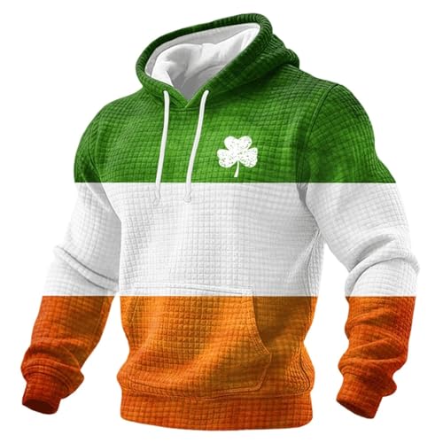 Sudadera con capucha para hombre ropa deportiva corta con cuadros blancos oversize running talla M