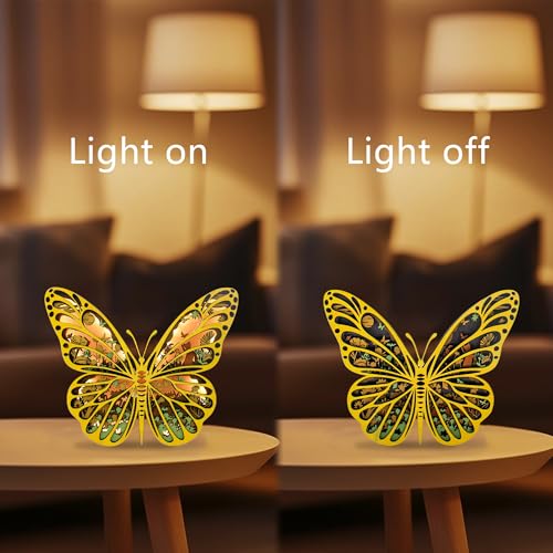 Image of LED Night Light Wooden Wall Decor, 3D Wood Sculpture, Statue for Indoor Bedroom Living Room, Centerpieces for Tables, Modern Art Handmade Crafts