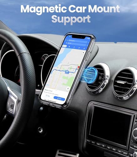 Image of SHIELDS UP for iPhone 12 Back Cover Case with Stand, Phone Case Clear with Double Ring Holder [Adjustable & Foldable] Shockproof Protective Cover for iPhone 12 6.1 inch - Clear | Double Ring Holder, Adjustable & Foldable, Shockproof Protective Cover, 360 Rotation Kickstand for iPhone 12 /12 Pro Case