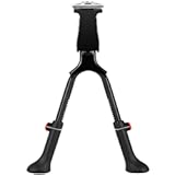 Adjustable Bike Kickstand with Double Legs - Aluminum Alloy Bicycle Kick Stands for 22-26 Inch Adult Bike&comma; Road Bikes and Electric Bike