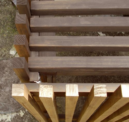 ガーデンガーデン モダンエアコン室外機カバー ライト ダークブラウン