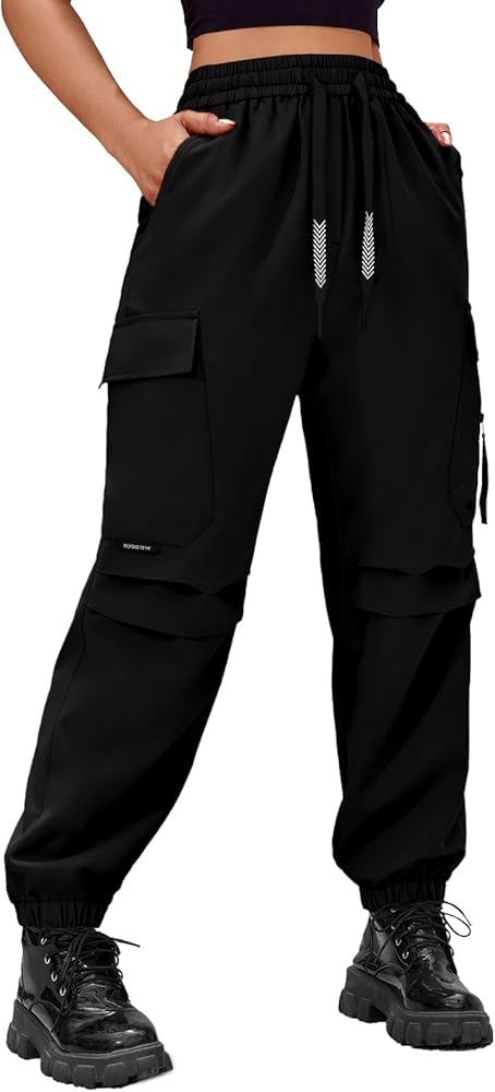 未使用品　ハチヤーズ　CBBOA Parachute Pants サイズM Amazon.com: ABINGOO Women Parachute Pants High Waist Wide