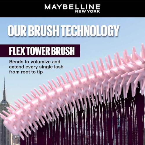 Image of Maybelline New York Lash Sensational Sky High Blue Mascara, Plum Twilight | Lengthening & Easy Wash Formula, 7.2ml