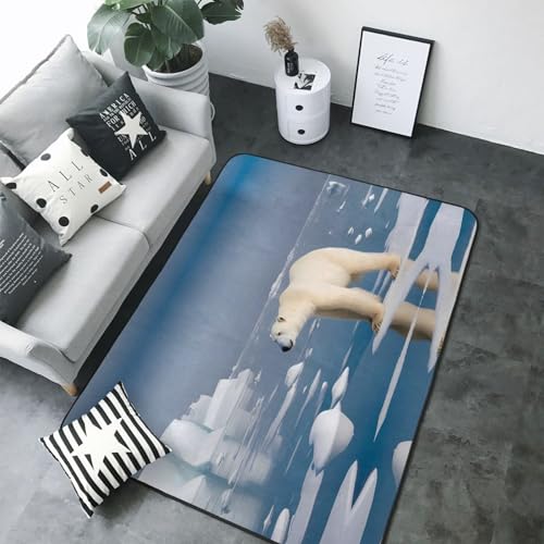 Tapis lavable et antidérapant pour protéger les sols de salon - 4