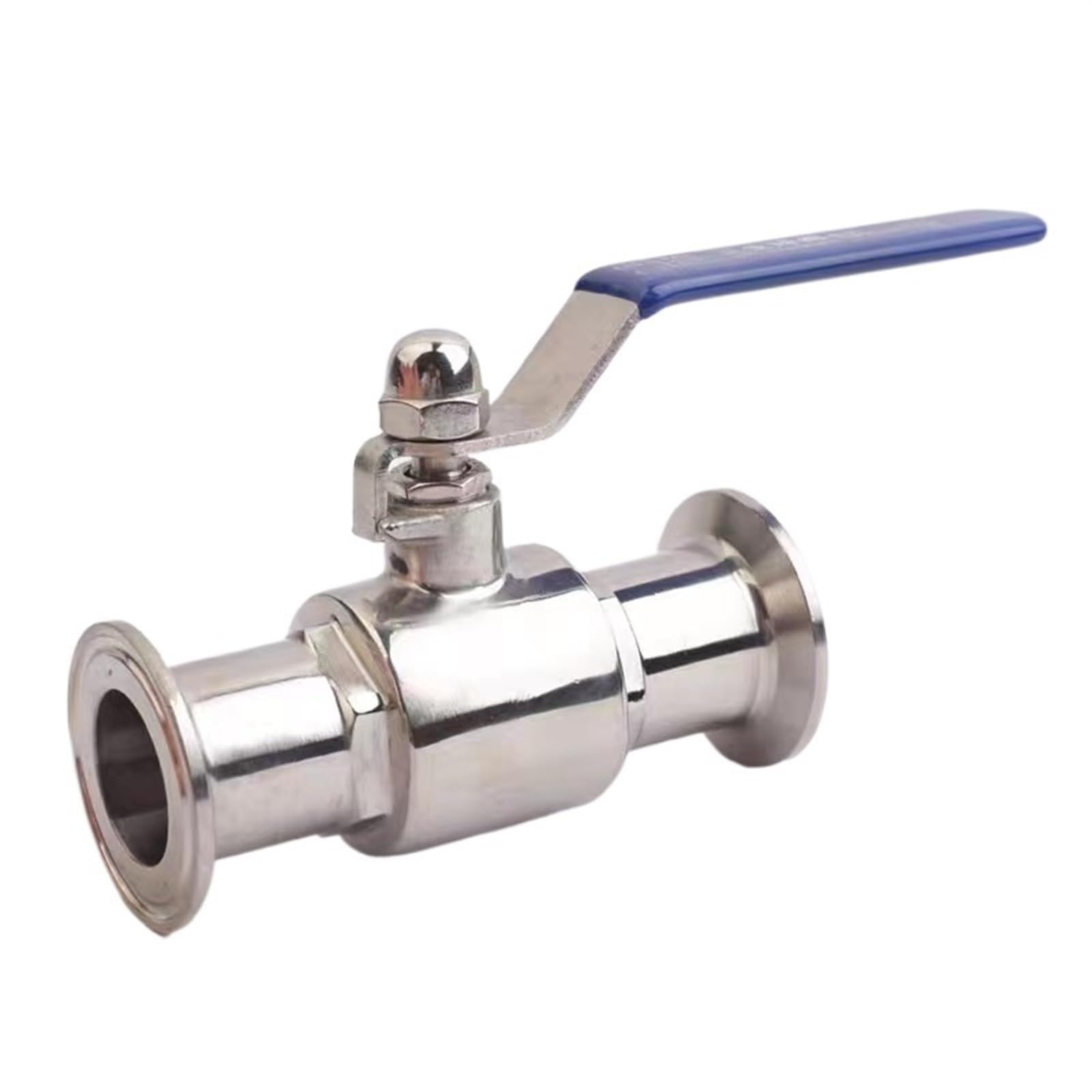 Válvula de bola sanitaria de 3/4" SUS 316L con tri abrazadera de 1.5" para fábrica