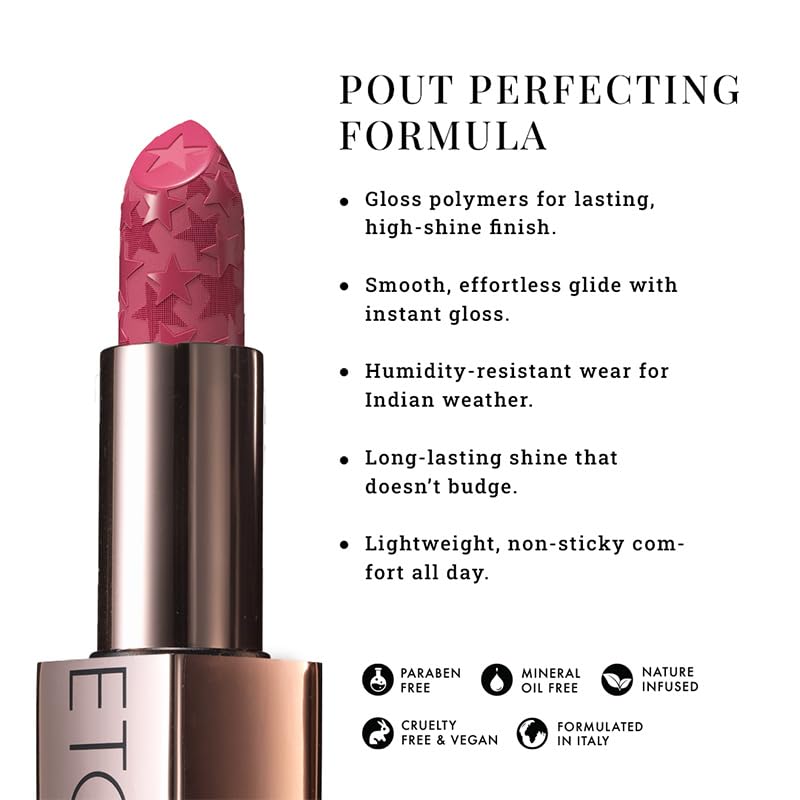 Image of Satin & Matte Lipstick Combo Set, Show Stopper & Gossip Glow 4.2g | Makeup Gift for Women, Comes with Cute Mini Trolley, Marula Oil, Long-Lasting, Rich Colour Payoff