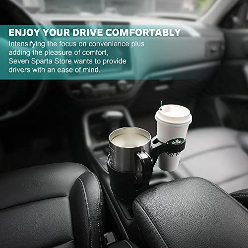 Car Cup Holder Expander For Upgraded Dual Cup Holder Compatible With Yeti 14/24/36/46Oz Ramblers, Hydro Flasks 32/40Oz, Other Large Bottles Mugs In 3.4"-4.0" #TOP1