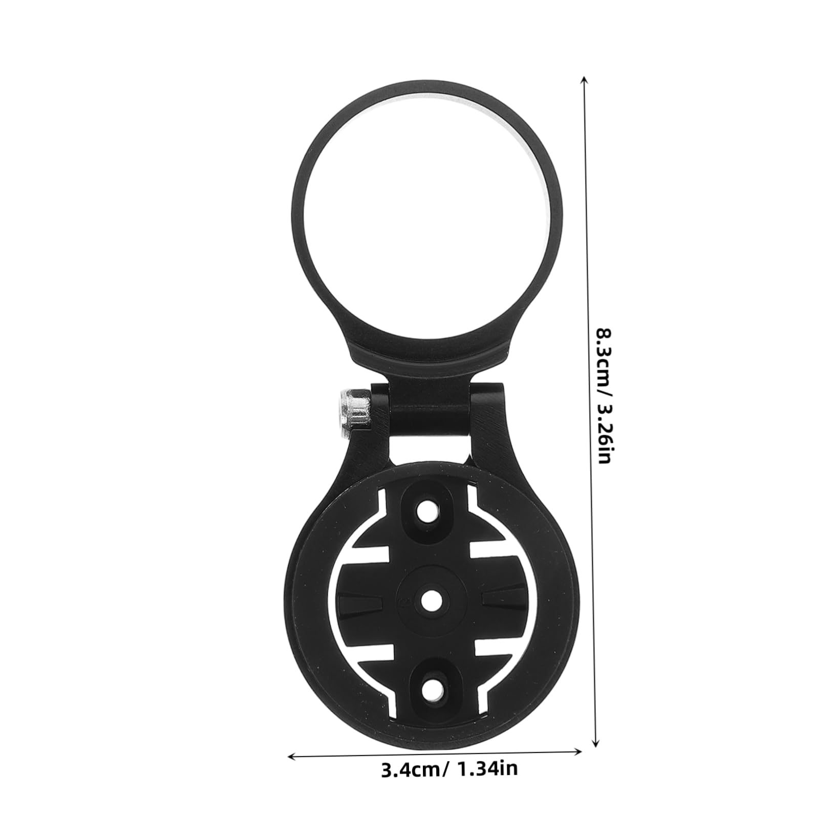 TOBBOMEY Bike Computer Mount Base Stopwatch Holder for Cycling Lightweight Sturdy Bike Bracket Clip Easy Installation for Road Compatible All Cycling Computers