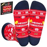 IRISGOD Funny Christmas Socks for Men & Women - Novelty Xmas Gifts - Cool Stocking Stuffers