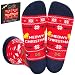 IRISGOD Funny Christmas Socks for Men & Women - Novelty Xmas Gifts - Cool Stocking Stuffers