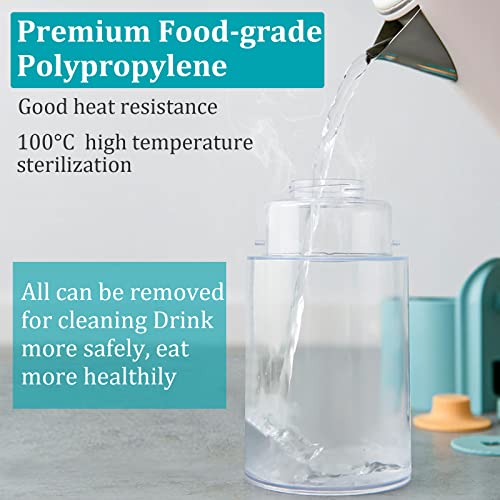 Dog Cat Rabbit Food Water Dispenser Automatic Hanging Pet Feeder Waterer, Auto Gravity Ferret Food Bowl Water Bowl Set for Small Animals Puppy, Guinea Pig Feeding Dispenser for Caged Pets Bunny, Green
