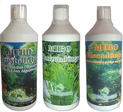 Preisvergleich Produktbild MIBO Pflanzendünger Spar Set 1000ml Aquariumdünger 3er Set