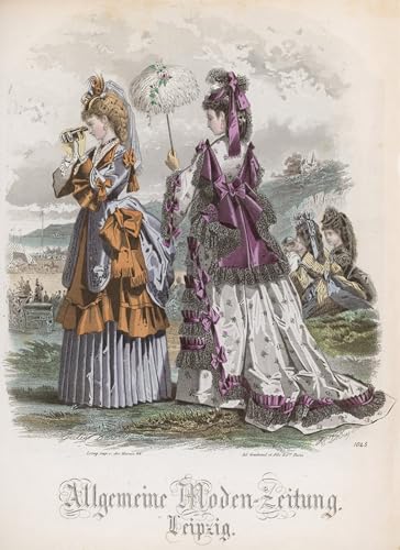 Peinture sur Toile Deux dames mode Jules David pour la Décoration de la Chambre