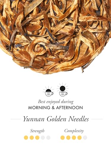 Image of TWG Tea | Yunnan Golden Needles | Black Tea | Nutty & Malty | Haute Couture Tin, 40g | Gift Set