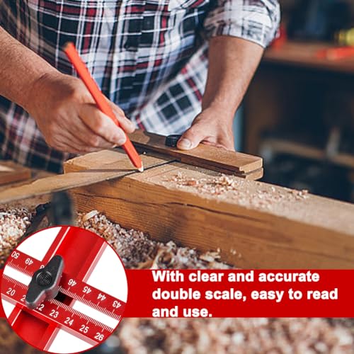 Suporte de ranhura de fresagem 4 em 1, suporte de ranhura de fresagem de liga de alumínio, gabarito