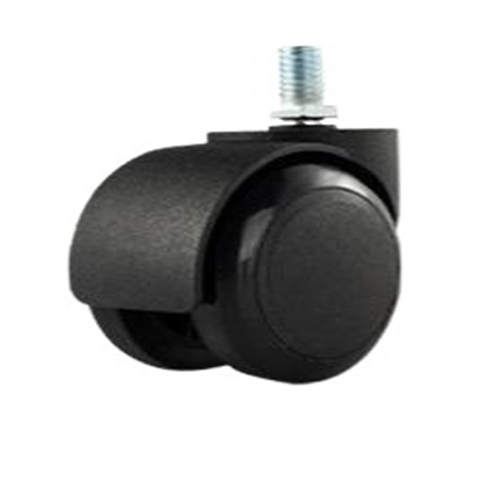 MXXDMOPD 5 Pack 2 Inch Retaining Ring 11mm/Threaded 10mm Swivel Wheel Office Chair Caster Spring PU Furniture(Thread-black)