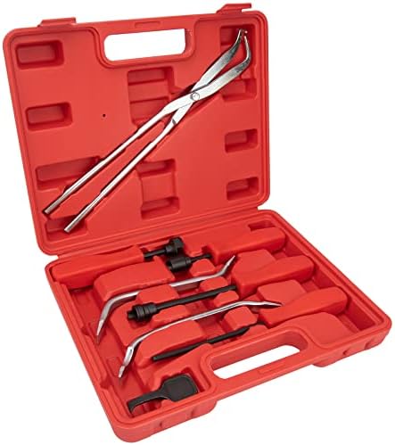 TOPEND Brake Drum Tool Kit, Drum Brake Tool Kit, Brake Drum Spring Tool Set, Drum Brake Kit Tool, Drum Break Tools for Car with Drum Brake Spring Tool/Pliers/Adjusting Tool & More (Set of 8)