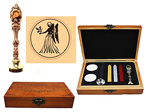 Sceau de cire constellation Bélier et kit de fusion pour carte cadeau