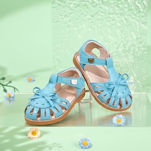 Image of GINFIVE Toddler Girls Sandals Girls Toddler Sandals Little Girls Kids Shoes