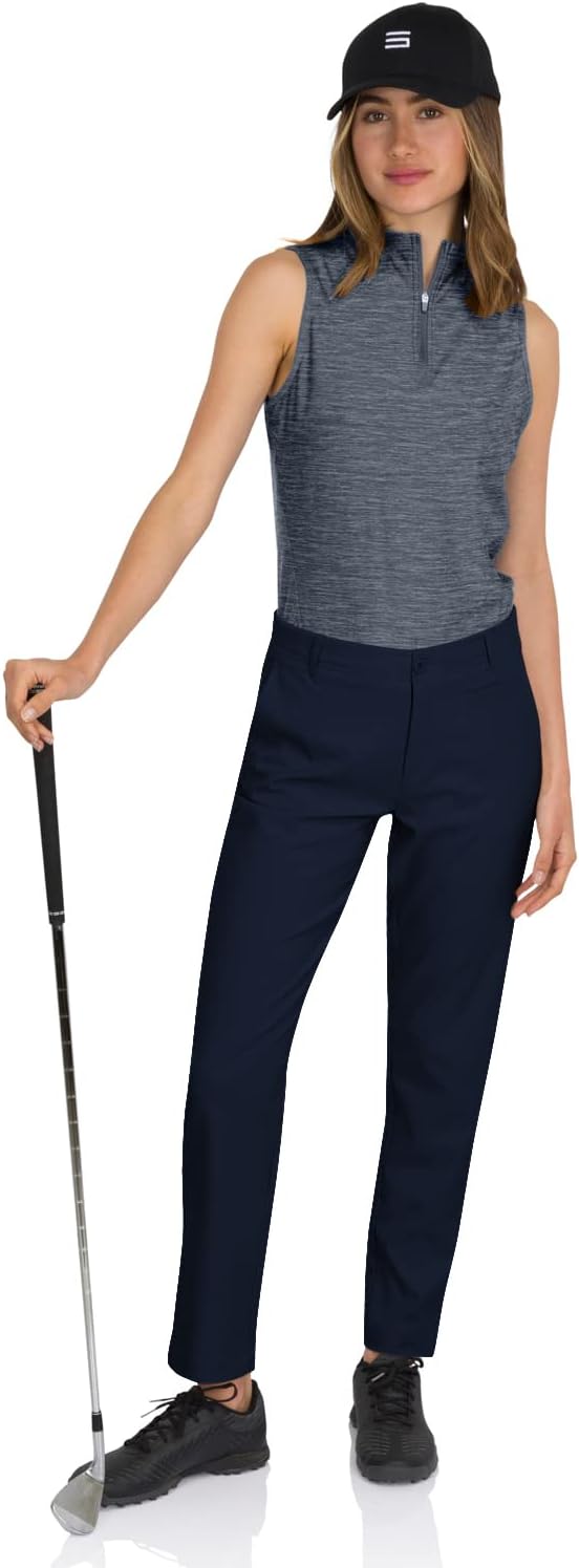 Three Sixty Six Women’s Quick Dry Golf Pants - Front Coin Pocket, 4-Way Stretc, Anti-Odor & Moisture Wicking Fabric
