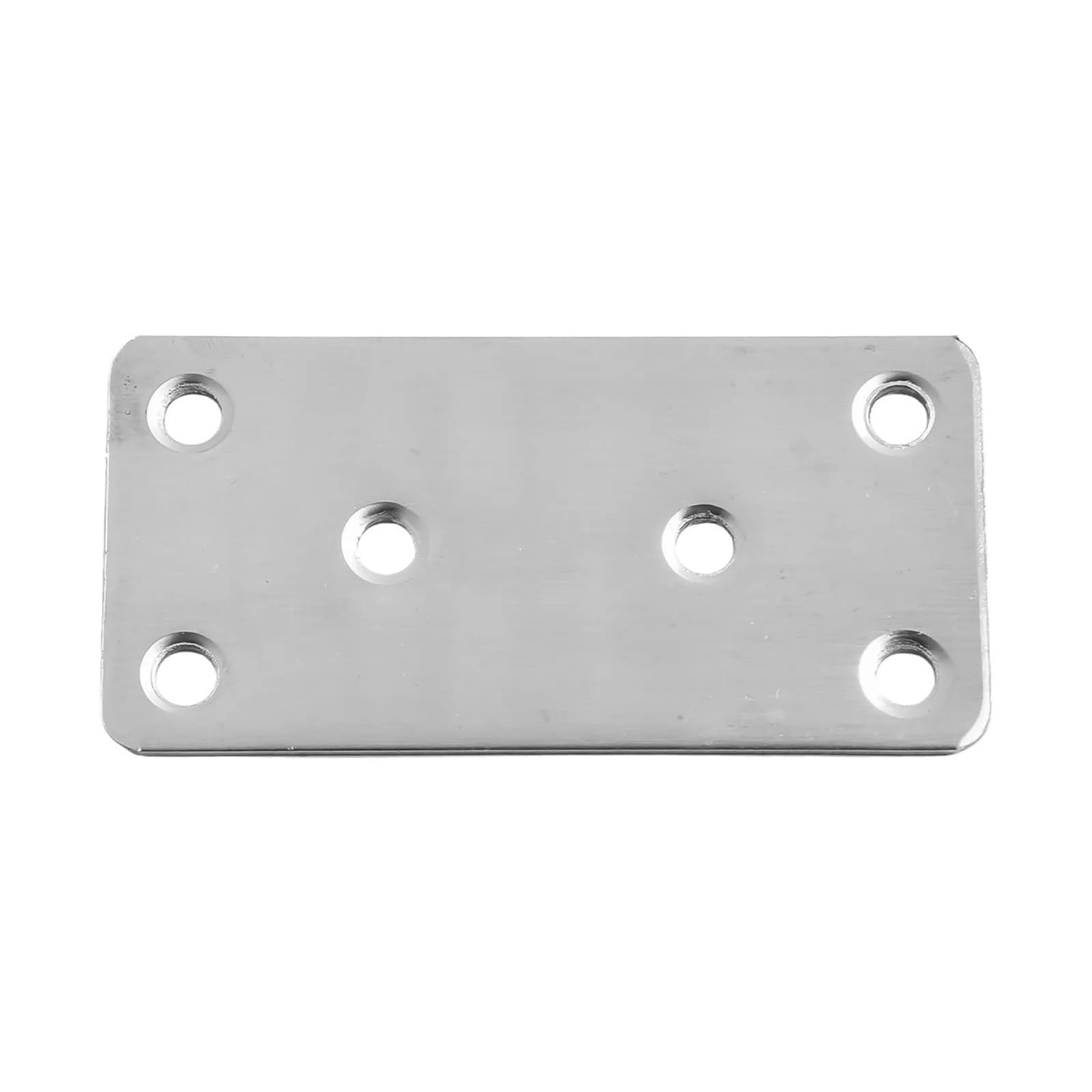 Zihdke One Color 10Pcs For Connecting Furniture Flat Brackets Heavy Duty 80Mm X 40Mm 2Mm Connectors Strong Load-Bearing For Repairing