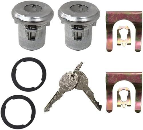 Miniatura 5 de 2Pcs 5070006  DLK2  DLK3 Door Lock Cylinder Set Replacement for Monza 1975-1980