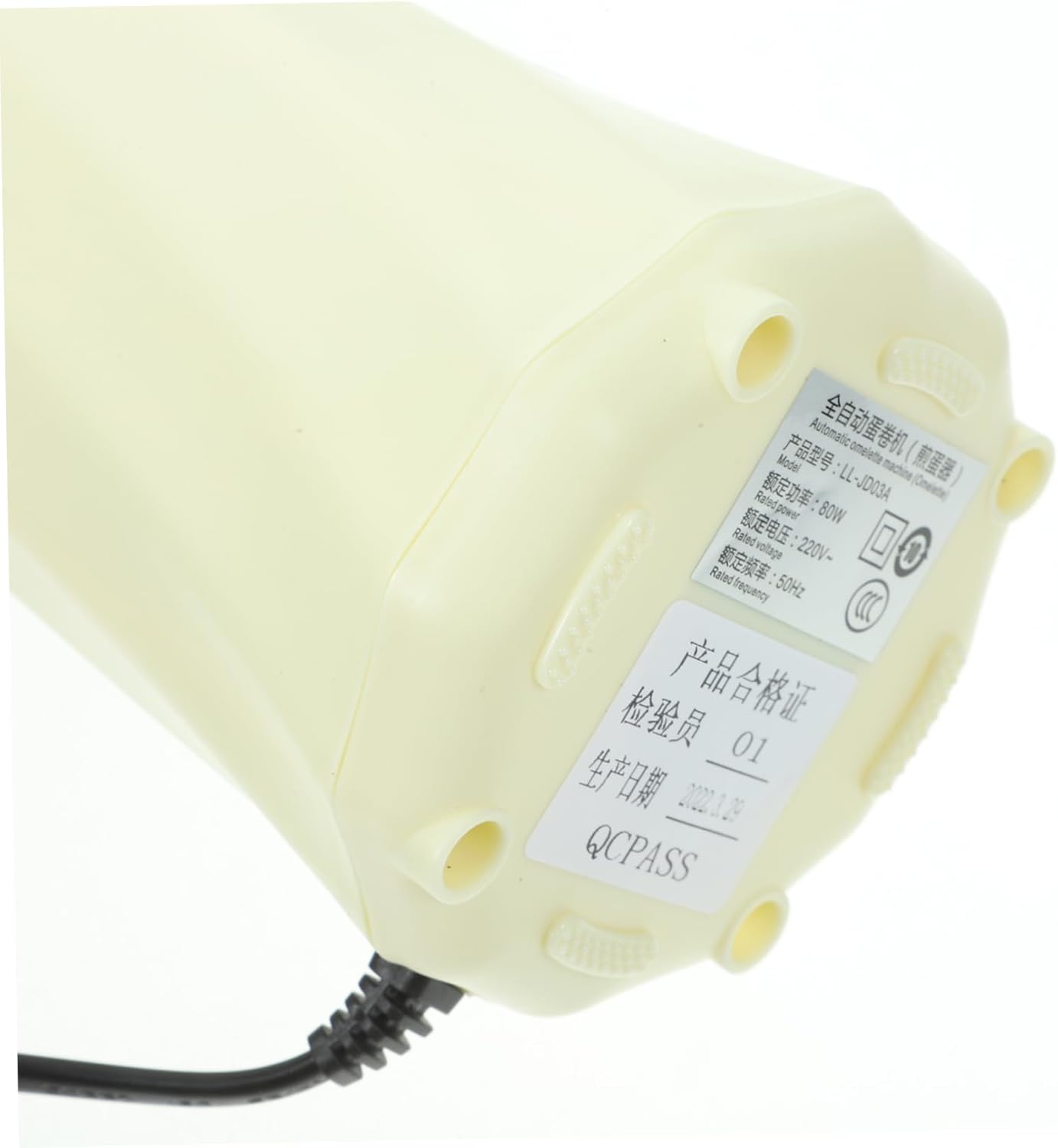 PRETYZOOM Multifunction Electric Egg Roll Maker Stainless Steel Vertical Sausage and Breakfast Machine Compact Space Saving Design Easy to Clean Safe Healthy Cooking for Home Use Acv