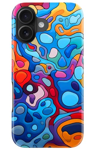 DorisMax for iPhone 16 Plus Case - Wireless Charging - Cute Wildflower