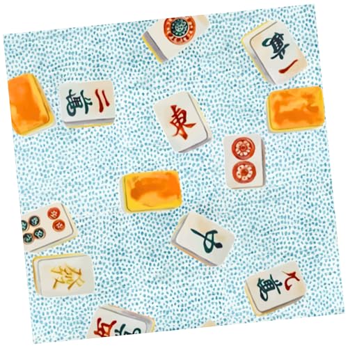Stxy's Mahjong Cocktail Napkins (Transfer-Free Ink) Mah Jongg, 50ct