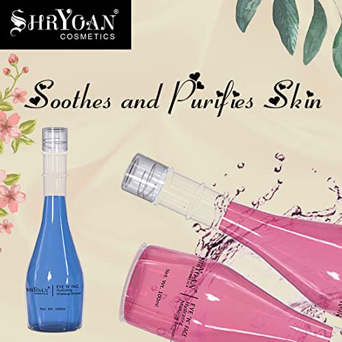 Shryoan Eye N Face Hydrating Makeup Remover| Gel-Based & Removes Impurities with Hydrating Features, Removes Waterproof Makeup Remover (100ml) (Shade 1) - Image 4