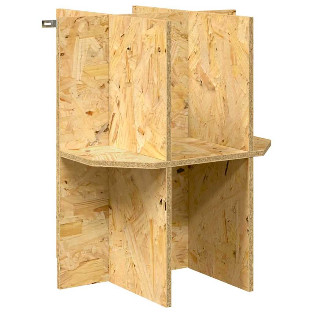 Terrario para reptiles y anfibios con puerta de cristal y ventana en diseño rústico OSB marrón, 40 x 40 x 90 cm, gran terrario