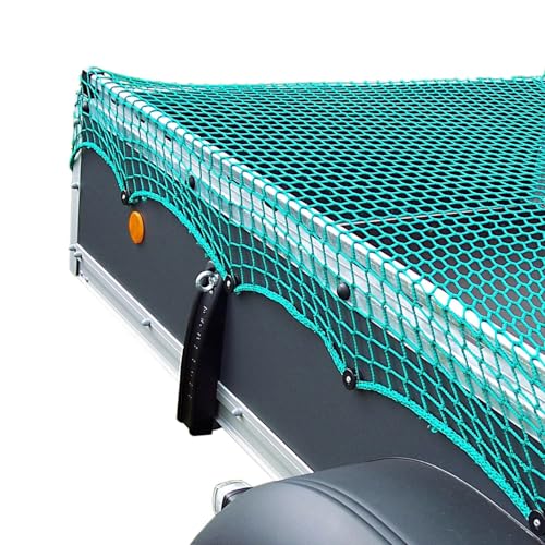 AWOTEX Anhängernetz 2 0 x 3 0 m I versch. Größen I Netz für Anhänger & Container I LKW & PKW Container-Netz mit 45 x 45 mm Maschenweite I 3 mm Dickes Abdecknetz für Anhänger & Container