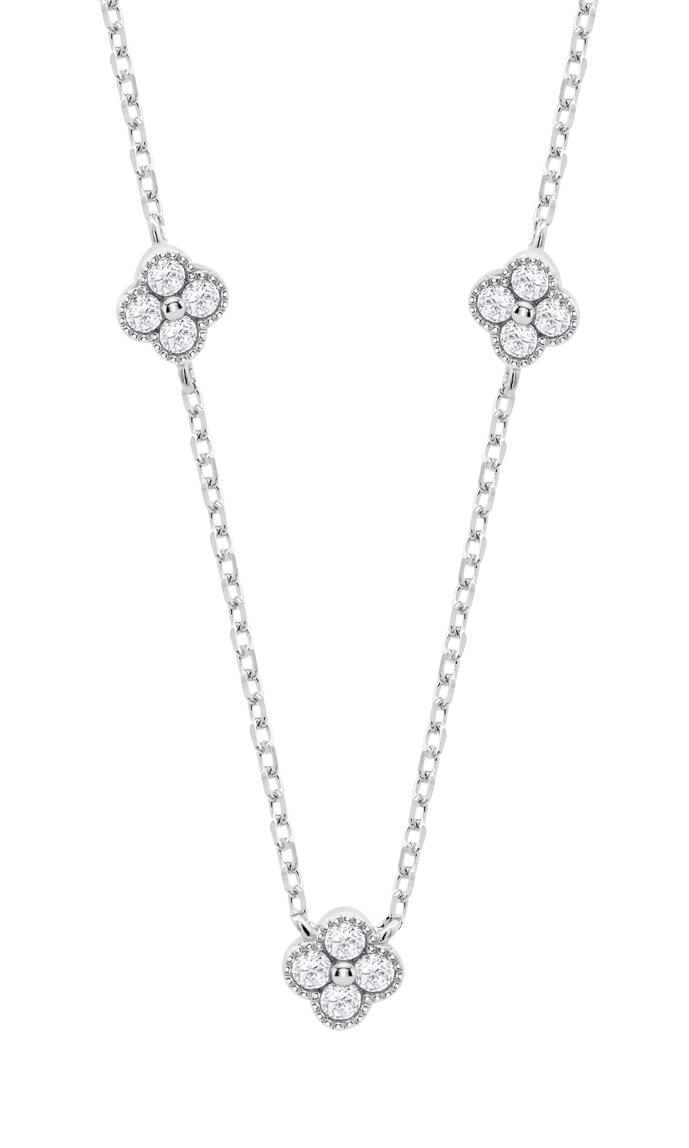 LOTUS SILVER Collar Mujer Plata de Ley 925