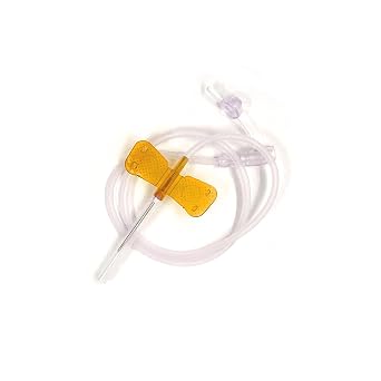 25G x 3/4" with 12 Inch Soft Tube, Individually Wrapped, Pack of 20