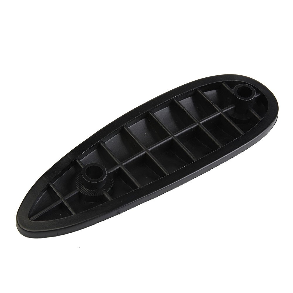 Almohadilla de Retroceso Antideslizante de PP Duradero para Exteriores Estriada con Tornillo para Accesorios de Armas de Caza Tiro Protección de Culata