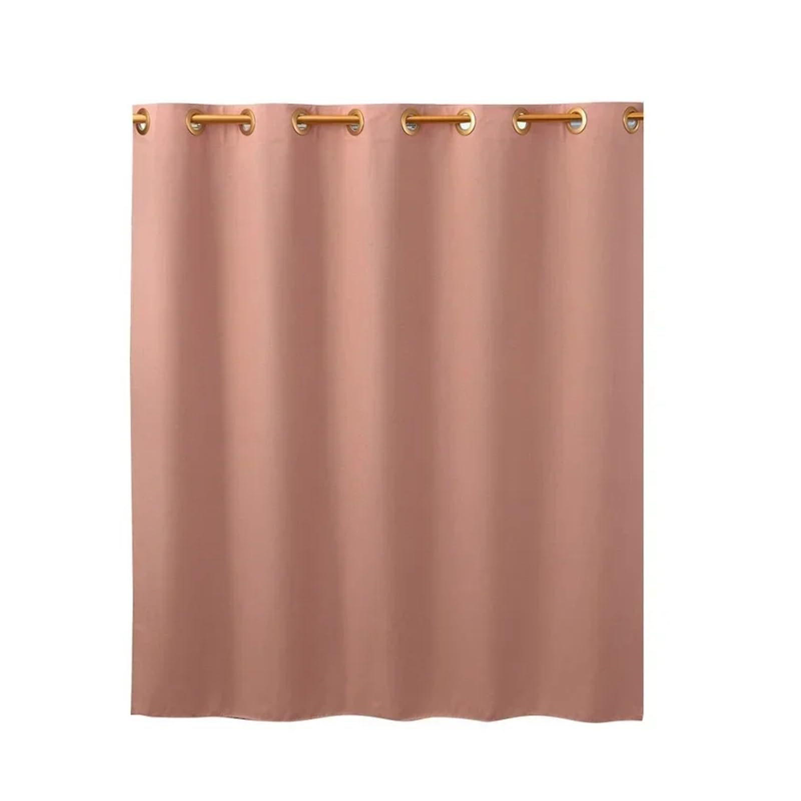 Rideau de Douche Tissu Lin mélangé Rideau de douche imperméable en lin rose