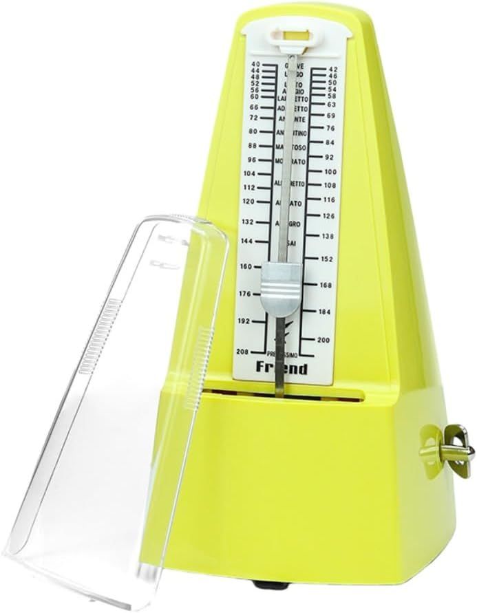 Pendulum Metronome High Volume Electric Mechanical Metronome Seiko Metronome Mechanical Pendulum Loud Volume Design Compatible with Nihu Piano Kite Guitar Violin for Beginners and Advanced