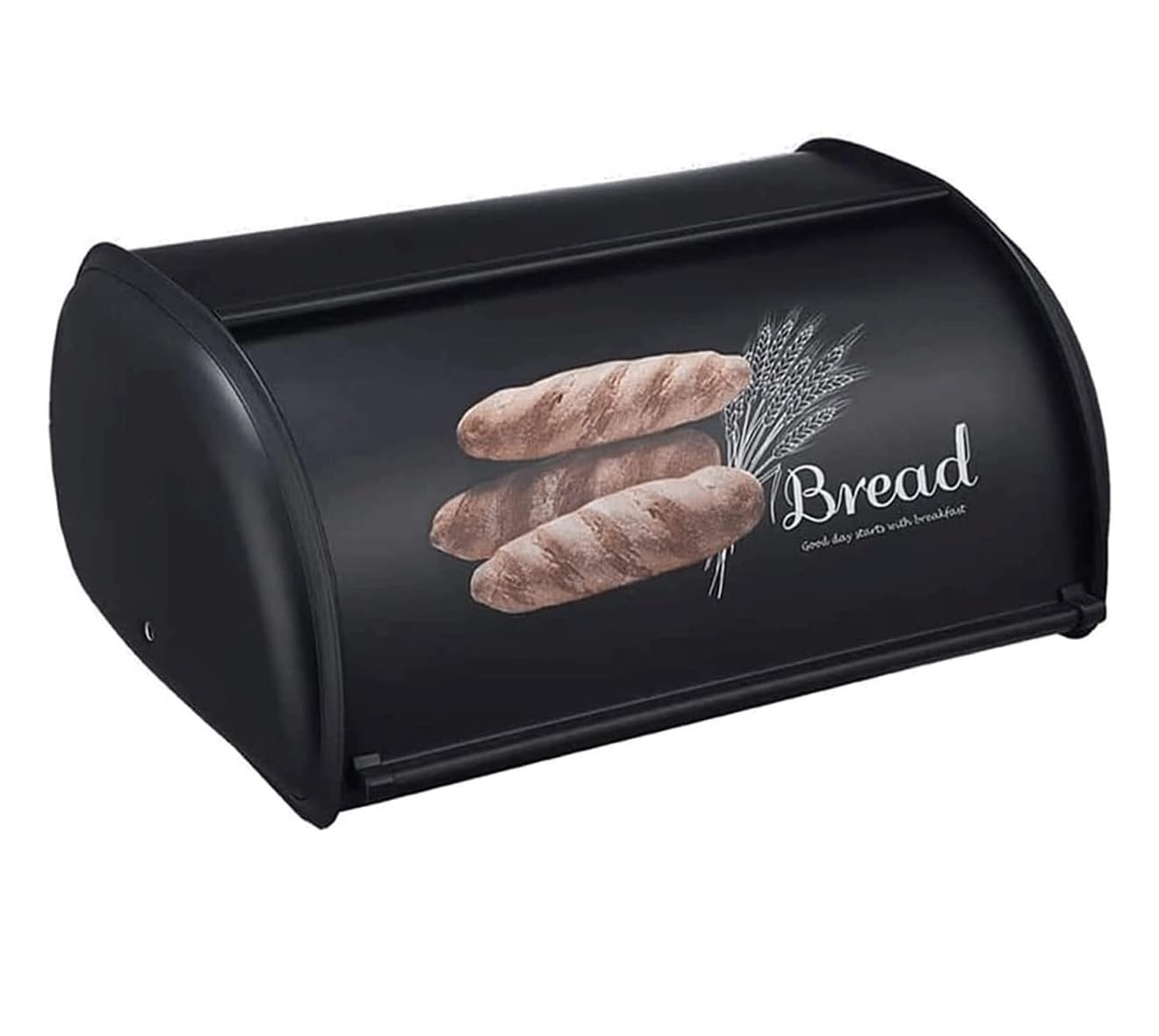 MHbdfsxz Bread Container Storage Bin Food Storage Metal Bread Box Roll Top Bin For Countertop Multifunctional Holder Cookies Pastries